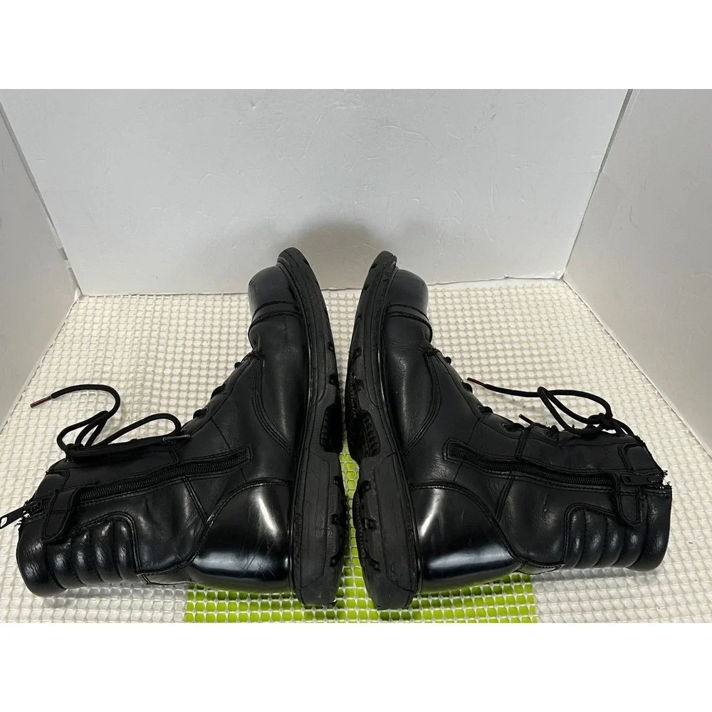 Thorogood Gen-Flex2 Tactical Duty Boots Men's 10.5 Womens Black Leather Side Zip